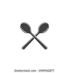 spoon  icon vector illustration design  template