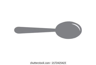 Spoon icon. vector illustration icon of spoon. Spoon logo 
