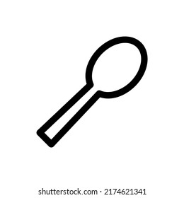 spoon icon vector illustration logo template for many purpose. Isolated on white background. unique style