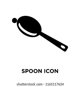 Spoon icon vector isolated on white background, Spoon transparent sign , food symbols