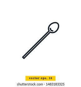 Spoon Icon Vector Logo Design Template