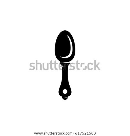 Spoon icon. Vector logo illustration isolated sign symbol