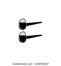 spoon icon, spoon vector sign symbol