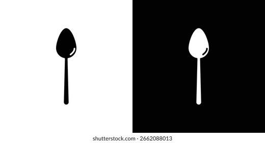 Spoon icon vector, Symbol, logo illustrations