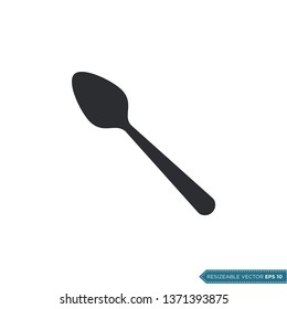 Spoon Icon Vector Template Illustration Design