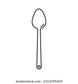 icono de cuchara modelo de ilustración de ilustración logo
