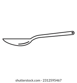 spoon icon vector template illustration logo design