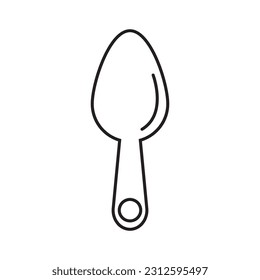 icono de cuchara modelo de ilustración de ilustración logo