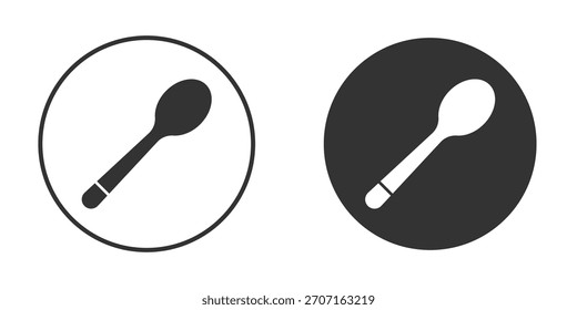 Spoon icon for website design, logo for web and apps.