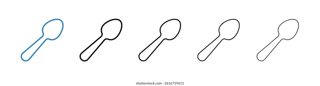 Spoon icons collection vectors for web ui