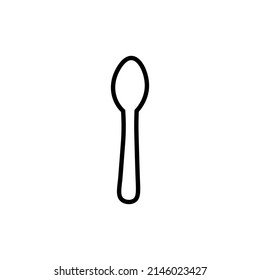 iconos de cuchara utensilios de cocina logotipo de cuchara logotipo para diseño web o ilustración vectorial aislada de la empresa Eps Ai 