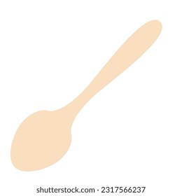 spoon item coffee design illustration