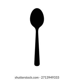 Gráfico de Vector de silueta de utensilios de cocina de cuchara