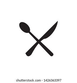 Spoon and knife, Food Logo, Restaurant Logo