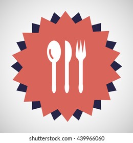 spoon, knife, fork icon