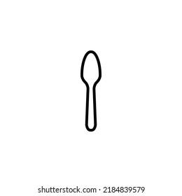 Spoon line icon vector design