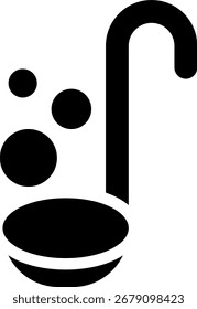 spoon line style icon design