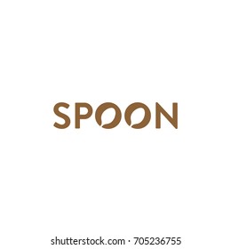 Spoon logo creative design 
