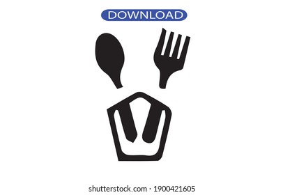 Spoon logo or icon high quality