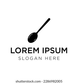 spoon logo vector illustration isolated on white background