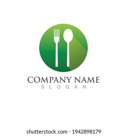 Spoon logo vector illustration template design