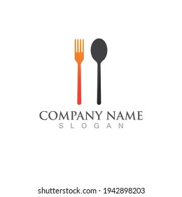 Spoon logo vector illustration template design