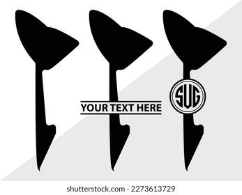 Spoon Monogram Vector Illustration Silhouette