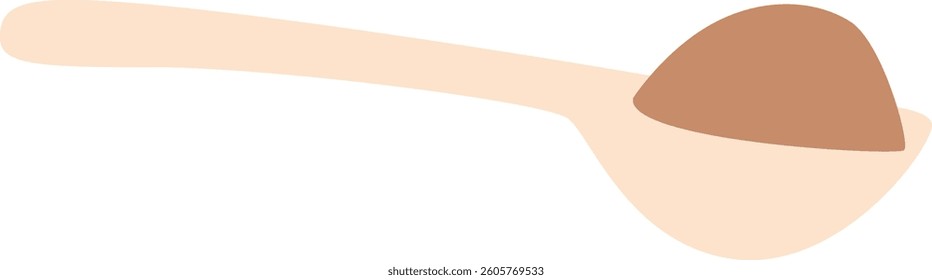 Spoon portion with protein powder