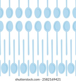 spoon, seamless pattern, print, kitchen, crockery, brue, utensils, cook, restaurant, meny, lunch, cheff, gastronomy, cooking, metal, dinner, cutlery, tea, teaspoon, eating, background, banner, backdro