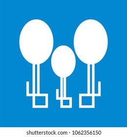 spoon set  icon vector