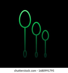 Spoon set outline nolan icon. Simple thin line, outline vector of restaurant icons for ui and ux, website or mobile application