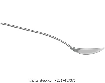 Spoon Side View Tea Dining Utensil