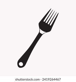 Spoon silhouette design element vector