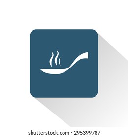 Spoon with soup icon