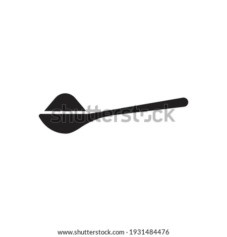 Spoon with sugar icon design isolated on white background