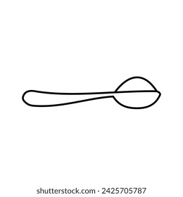 Löffel von Zucker-Ikone Vektor. Zucker Illustration Zeichen. Süßes Symbol oder Logo.