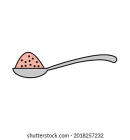 Spoon con iconos de azúcar símbolos vectores para web infográfica