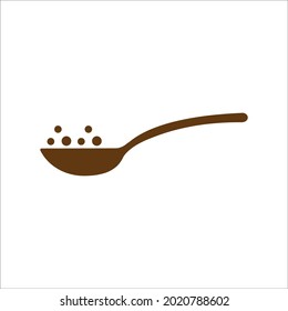 Spoon with sugar icons symbol vector elements for infographic web
