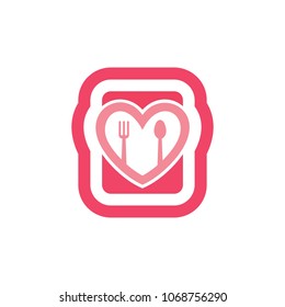 spoon symbol. fork icon. restaurant logo. vector eps 10.