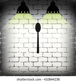 Spoon symbol sign.