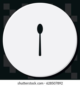 Spoon symbol sign.