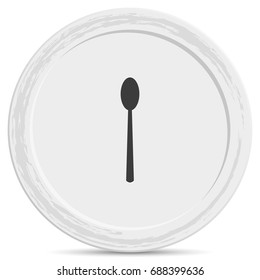 Spoon symbol sign.