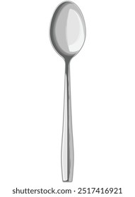 Spoon Top View Eating Table Utensil