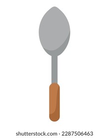 Löffelkuchensymbol einzeln