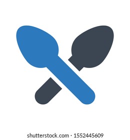 spoon vector colour glyph icon