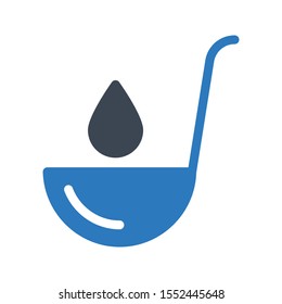 spoon vector colour glyph icon