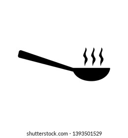 Spoon vector icon. Symbol, logo illustration