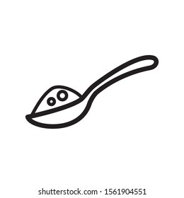 spoon vector icon trendy template