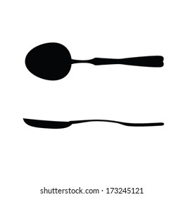 spoon vector illustration