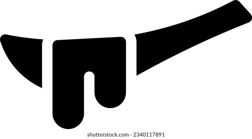 Löffel Vektorgrafik auf transparentem Hintergrund.Hochwertige Symbole.Glyphen Vektorsymbol für Konzept und Grafikdesign. 

